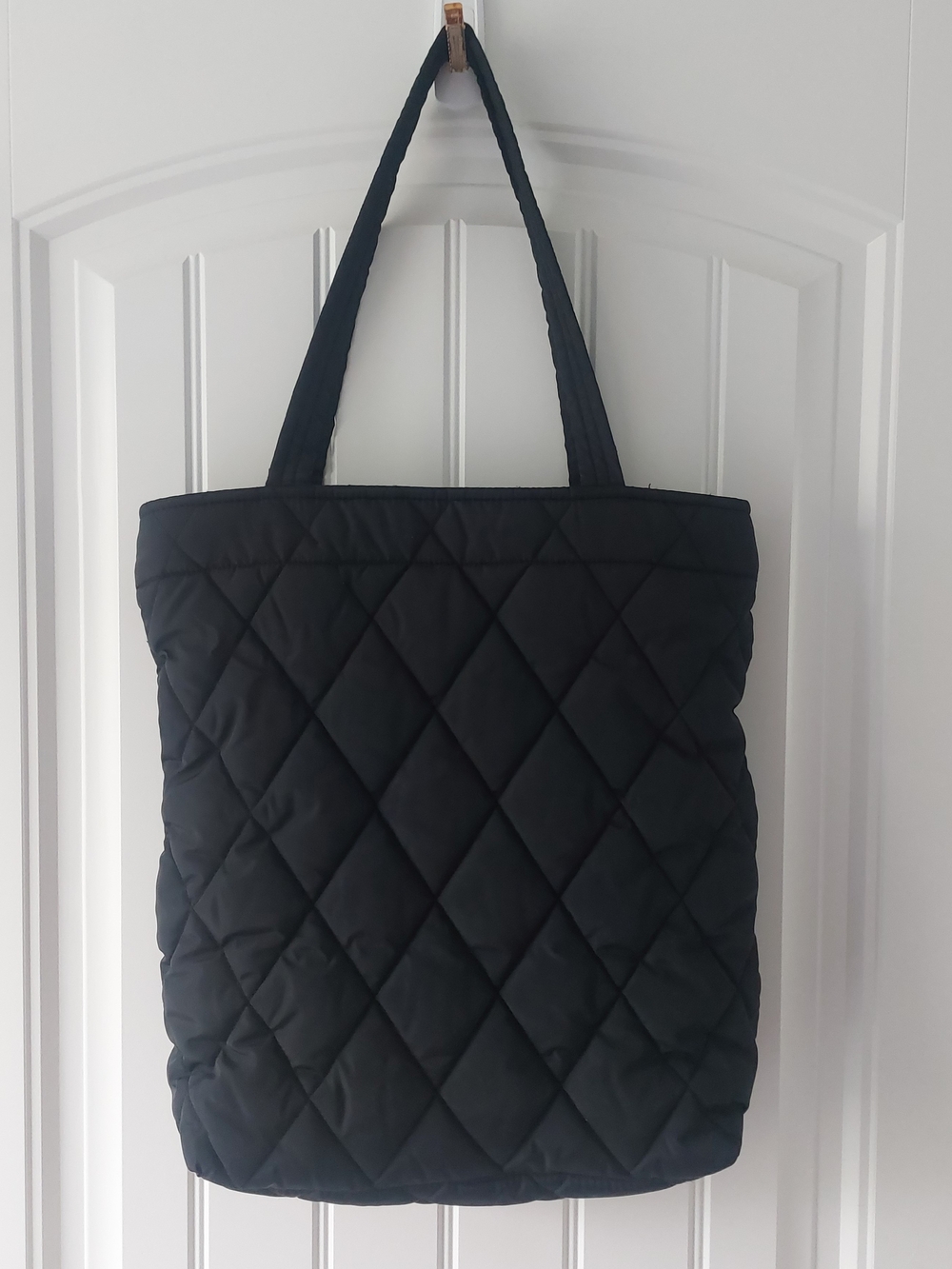 Vera Bradley Quilted Black Tote